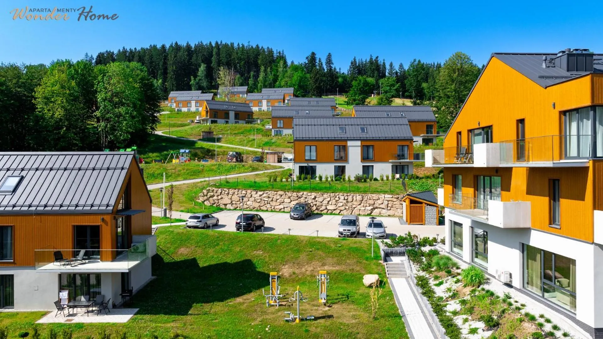 Apartament Wonder Home Mysliwska - Domki Przy Stoku Karpatka - Na Terenie Kompleksu Plac Zabaw, Zewnetrzna Silownia I Sklep Karpacz Polska